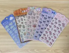 サンリオ ぷくっとシール 5種セット
