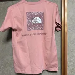 THE NORTH FACE バンダナロゴ Tシャツ ピンクのサムネイル