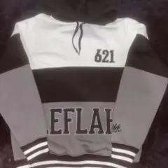 LEFLAH 621 パーカー Mサイズ ホワイト/グレー/ブラック2点セット