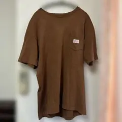 XLARGE ブラウン Tシャツ Sサイズ ドリルデザイン