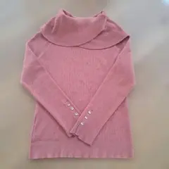 ROPÉ PICNIC リブ編みセーター 38 オレンジ