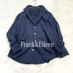 Frank&Eileenフランクアンドアイリーン スキッパーシャツ　ネイビーのサムネイル