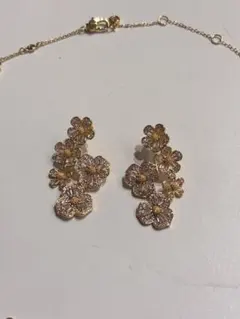 Kate Spade フラワーモチーフ ピアス ネックレスのサムネイル