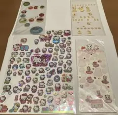 ハローキティとミスバニー他シールセット