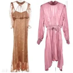 【セット価格】【kana オケージョンドレス】 3way レースボレロセット