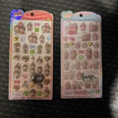 うるちゅるポップシール モンチッチ 2枚セット 正規品