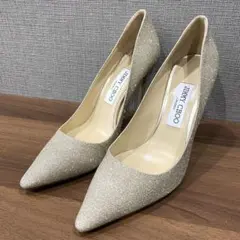 【新品】JIMMY CHOO ジミーチュウROMYグリッター ハイヒール