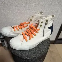 【洗浄済】コンバース オールスター ハイカット サイドジップ 希少カラー