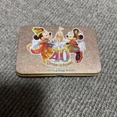 東京ディズニーリゾート 40周年 キャンディー 缶 空箱 ランド