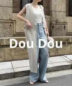 Dou Douドゥドゥ　サロペットスカート　ロングジレ ベストのサムネイル