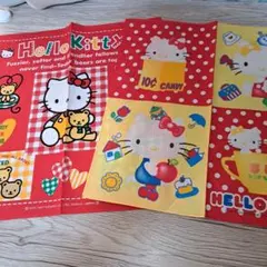 レトロ❗新品❗ハローキティ　ハンカチ２枚セット 1997年&2003年