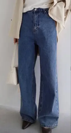 コットンデニム カーブパンツ ビューティアンドユース S - メルカリ