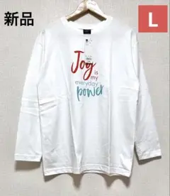 GU　ジーユー　ELLE　グラフィックT　長袖　ロンT　コットン　Lサイズ　新品