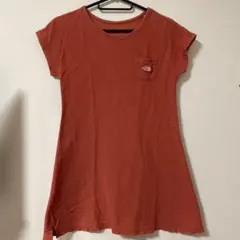 THE NORTH FACE 半袖ワンピース オレンジ　サイズ130