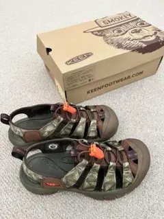 ☆KEEN ウォータープルーフ ニューポート レトロ 迷彩 27.5 サンダル