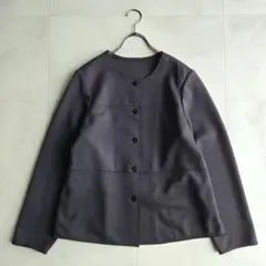 BOUTIQUE ECHO ブティックエコー ダンボール ノーカラー ジャケット