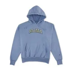 美品MoMA チャンピオン パーカー リバースウィーブ モマ後染めペールブルーL