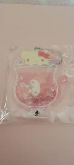 【サンリオ】カスタムアクリルチャーム（ねこソーダ) ハローキティ