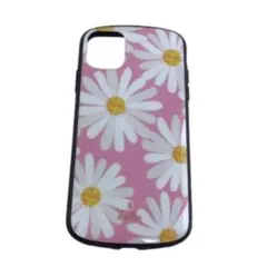 【新品】iPhone 11 耐衝撃スマホケース　花柄　ピンク　a