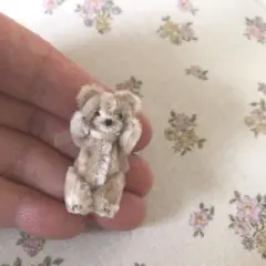 モールベア　モールアート　くまさん ミニチュアテディベア　ミニチュア