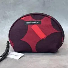 未使用✨marimekko Unikko ウニッコ　ラウンド型ポーチのサムネイル