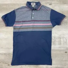 古着 USA製 80年代 JC Penney ヴィンテージ ボーダー ポロシャツのサムネイル
