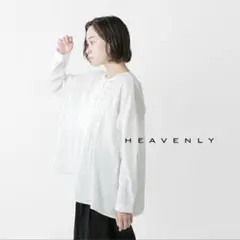 heavenly ヘブンリー　コットン　クロス　タック　ブラウス
