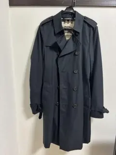 SAINT LAURENT サンローラン エディ ロングトレンチコート 黒 46