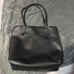 黒レザー トートバッグ