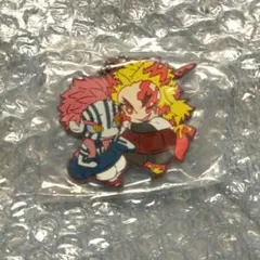 鬼滅の刃 煉獄杏寿郎 猗窩座 ばんちょうこう漆ノ型 ラバーマスコット ストラップ