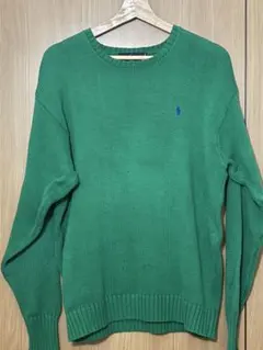 Ralph Lauren 緑 ニットセーター L
