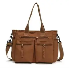 バッグ ショルダーバッグ トートバッグ 2way 多機能収納バッグ ナイロン生地