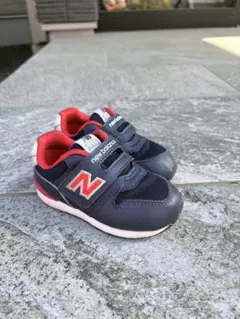 New Balance 996 ベビー/キッズ スニーカー ネイビー×レッド