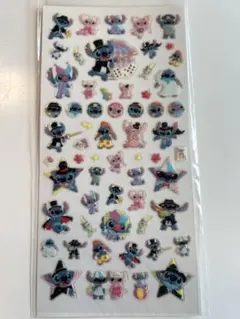 ディズニーストア　スティッチ キャラクター　立体シールセット