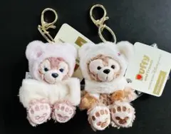 香港ディズニー限定 ダッフィー シェリーメイ キーホルダー セット