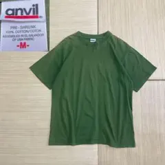 フェード感◎ 90s 00s アンビルanvil Tシャツ 無地 Mのサムネイル