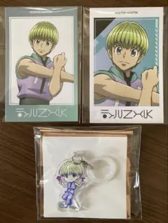 ハンターハンターポップアップフォトカードアクリルチャーム　シャルナーク3点セット