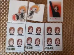 呪術廻戦 釘崎野薔薇 証明写真風ステッカー、アクリルキーホルダー