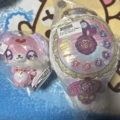名探偵プリキュア！　ポチタン　キュアミスティック　ぬいぐるみ　ぬいぐるみポーチ