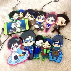 ユーリ!!! on ICE 公式 グッズ ラバー ストラップ キーホルダー
