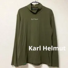 カールヘルム メンズ ロゴ 緑色 メイドインジャパン トップス インナー