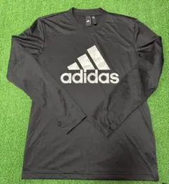 adidas 長袖Ｔシャツ Ｌサイズ ブラック