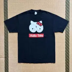 Hello Titty Tシャツ ハローキティ パロディ ガンズアンドローゼズ 