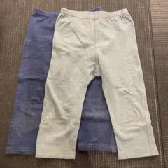 UNIQLO ユニクロ　レギンス　デニムライク　7分丈　ベビー　キッズ
