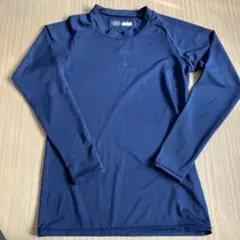 美品　MITSUWA TIGER長袖アンダーシャツ紺色　メンズM