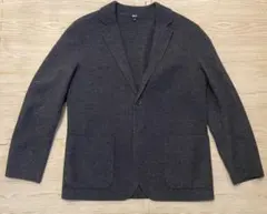 UNIQLO C ニットジャケット ダークグレー