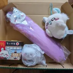 ちいかわ　モモンガ　ハッピーセット　ぬいぐるみマスコット　BIGボールペンのサムネイル