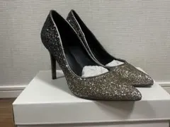 RANDA グリッターパンプス ゴールド 23.5cm