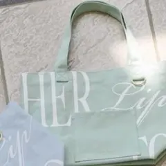 herlipto HLT DAILY LOGO TOTE blue - メルカリ