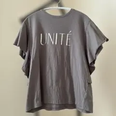 AZUL by MoussyラッフルスリーブロゴTシャツ